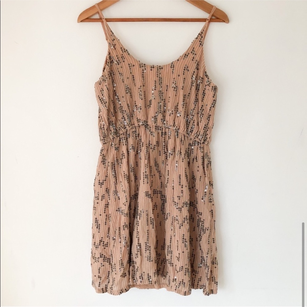 Staring at stars Mini- Sequined Dress size Medium.